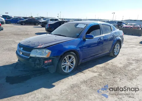 2013 Dodge Avenger Sxt from USA, damaged, VIN 1C3CDZCB2DN572154